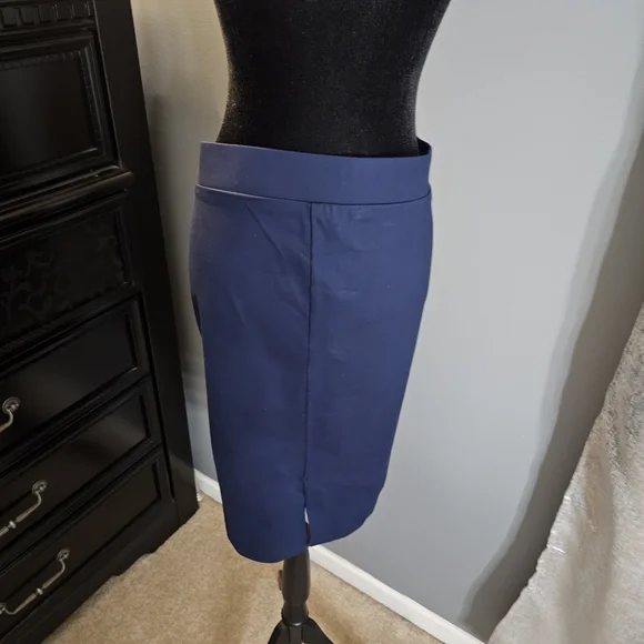 Torrid Classic Navy Pencil Skirt - Picture 2 of 5